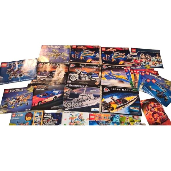 Lot Of 27 LEGO Instruction Manuals For Various Sets Including Ninjago Star Wars - Picture 2 of 10
